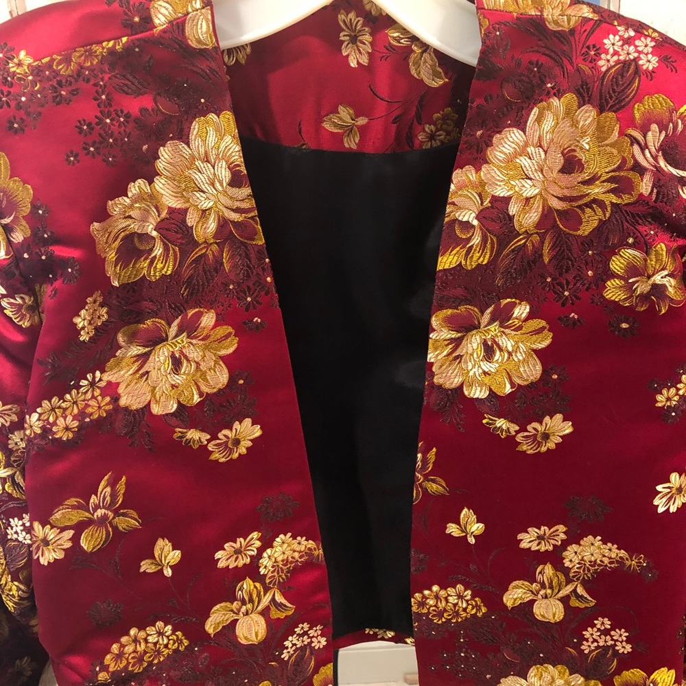 Asian style cropped jacket - Picture 3 of 3